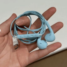 Authentic Korean AEAE Polka Dot Wired USB - C Earphones - ArtGalleryZen