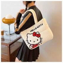 Authentic Sanrio Characters Down-filled Fabric Tote Bag - ArtGalleryZen