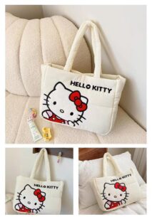 Authentic Sanrio Characters Down-filled Fabric Tote Bag - ArtGalleryZen