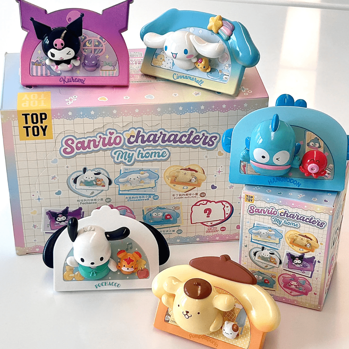Authentic Sanrio Characters My Home Fridge Magnets Blind Box - ArtGalleryZen