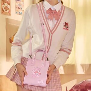 Authentic Sanrio PU Leather Crossbody Tote Bag - ArtGalleryZen
