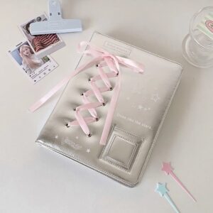 Ballet Style Ribbon Bowknot Kpop A5 A7 Binder Photocard Album - ArtGalleryZen