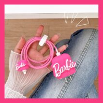 Barbie Apple Charger And Charging Cable Protector - ArtGalleryZen