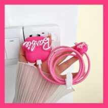 Barbie Apple Charger And Charging Cable Protector - ArtGalleryZen