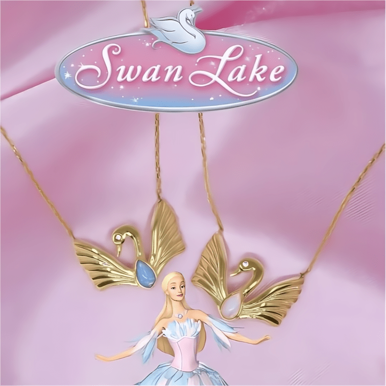 Barbie Swan Lake Necklace - ArtGalleryZen