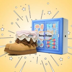 BBIMP Ice Cream Platform Snow Boots - ArtGalleryZen