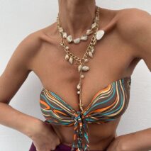 Beach Style 2pcs Conch Shell Starfish Pearl Tassel Y Necklace Set - ArtGalleryZen