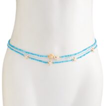 Beach Style 3pcs Starfish Turtle Seed Beaded Waist Chain Set - ArtGalleryZen
