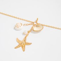 Beach Style Conch Shell Starfish Pendant Bikini Body Chain - ArtGalleryZen