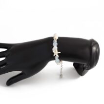 Beach Style Conch Starfish Pearl Crystal Chain Bracelet - ArtGalleryZen