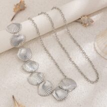 Beach Style Gold Silver Plated Shell Waist Chain - ArtGalleryZen