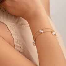 Bohemia Chic Layered Pearl Tassel Bracelet - ArtGalleryZen