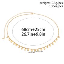 Bohemia Chic Shell Pearl Tassel Belly Chain - ArtGalleryZen