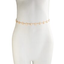 Bohemia Gold Silver Tone Starfish Waist Chain - ArtGalleryZen