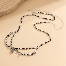 Bohemia Layered Crystal Beaded Bowknot Pattern Belly Chain - ArtGalleryZen