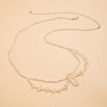 Bohemia Layered Crystal Beaded Bowknot Pattern Belly Chain - ArtGalleryZen