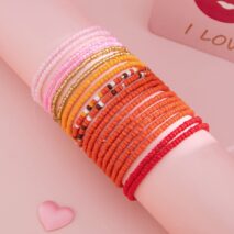 Bohemia Layered Seed Beaded Bracelet Set - ArtGalleryZen