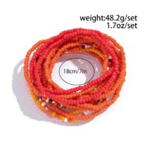 Bohemia Layered Seed Beaded Bracelet Set - ArtGalleryZen