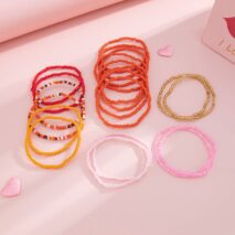 Bohemia Layered Seed Beaded Bracelet Set - ArtGalleryZen