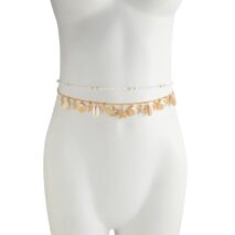 Bohemia Layered Shell Starfish Charm Seed Beaded Belly Chain Set - ArtGalleryZen