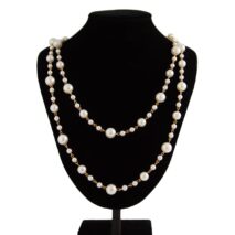 Bohemia Pearl Long Chain Necklace - ArtGalleryZen