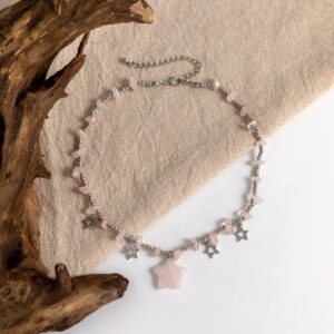 Bohemia Star Tassel Turquoise Stone Choker Necklace - ArtGalleryZen