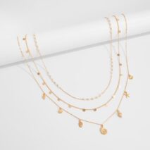 Boho 3pcs Conch Shell Starfish Tassel Pearl Waist Chain Set - ArtGalleryZen