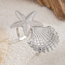 Boho Chunky Shell Starfish Arm Cuff - ArtGalleryZen