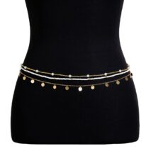 Boho Dainty Layered Sequin Tassel Beaded Belly Chain Set - ArtGalleryZen