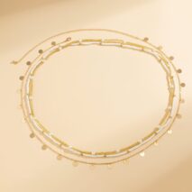 Boho Dainty Layered Sequin Tassel Beaded Belly Chain Set - ArtGalleryZen