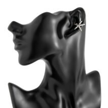 Boho Gold Silver Plated Starfish Ear Cuff Earring - ArtGalleryZen