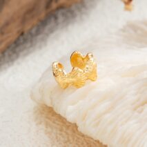 Boho Gold Silver Tone Shell Ear Cuff Earring - ArtGalleryZen