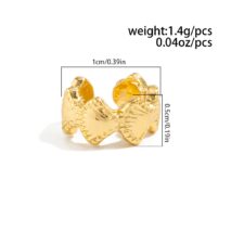 Boho Gold Silver Tone Shell Ear Cuff Earring - ArtGalleryZen