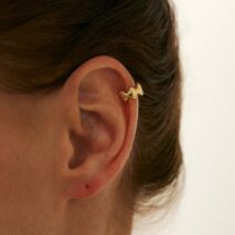 Boho Gold Silver Tone Shell Ear Cuff Earring - ArtGalleryZen