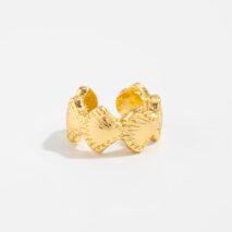 Boho Gold Silver Tone Shell Ear Cuff Earring - ArtGalleryZen