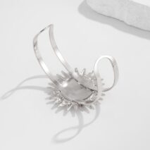 Boho Gold Silver Tone Sun Arm Cuff - ArtGalleryZen