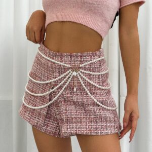 Boho Layered Chunky Pearl Waist Chain - ArtGalleryZen