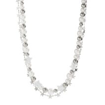 Boho Layered Star Pearl Chain Choker Necklace - ArtGalleryZen