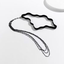 Boho Layering Rhinestone Inlaid Elastic Saturn Thigh Leg Chain - ArtGalleryZen