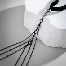 Boho Layering Rhinestone Inlaid Elastic Saturn Thigh Leg Chain - ArtGalleryZen