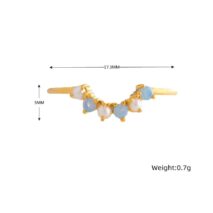 Chic 2 Pieces Crystal Floral Matching Ring Set - ArtGalleryZen