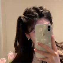 Chic 2 Pieces Enamel Ribbon Bowknot Hair Clips Set - ArtGalleryZen