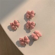 Chic 5 Pieces Pink Hair Clips Set - ArtGalleryZen
