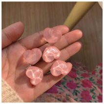 Chic 5 Pieces Pink Hair Clips Set - ArtGalleryZen