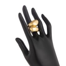 Chic Abstract Chunky Waterdrop Ring - ArtGalleryZen