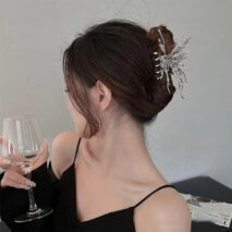 Chic Abstract Hollow Butterfly Chignon Claw Clip Hair Clip - ArtGalleryZen