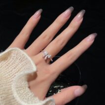 Chic Adjustable Crystal Bowknot Ring - ArtGalleryZen