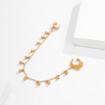 Chic Ball Tassel No Piercing Septum To Ear Chain - ArtGalleryZen
