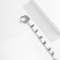 Chic Ball Tassel No Piercing Septum To Ear Chain - ArtGalleryZen