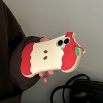 Chic Bitten Apple Silicone iPhone Case - ArtGalleryZen